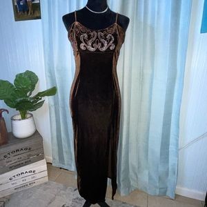 Vintage Velvet Gown